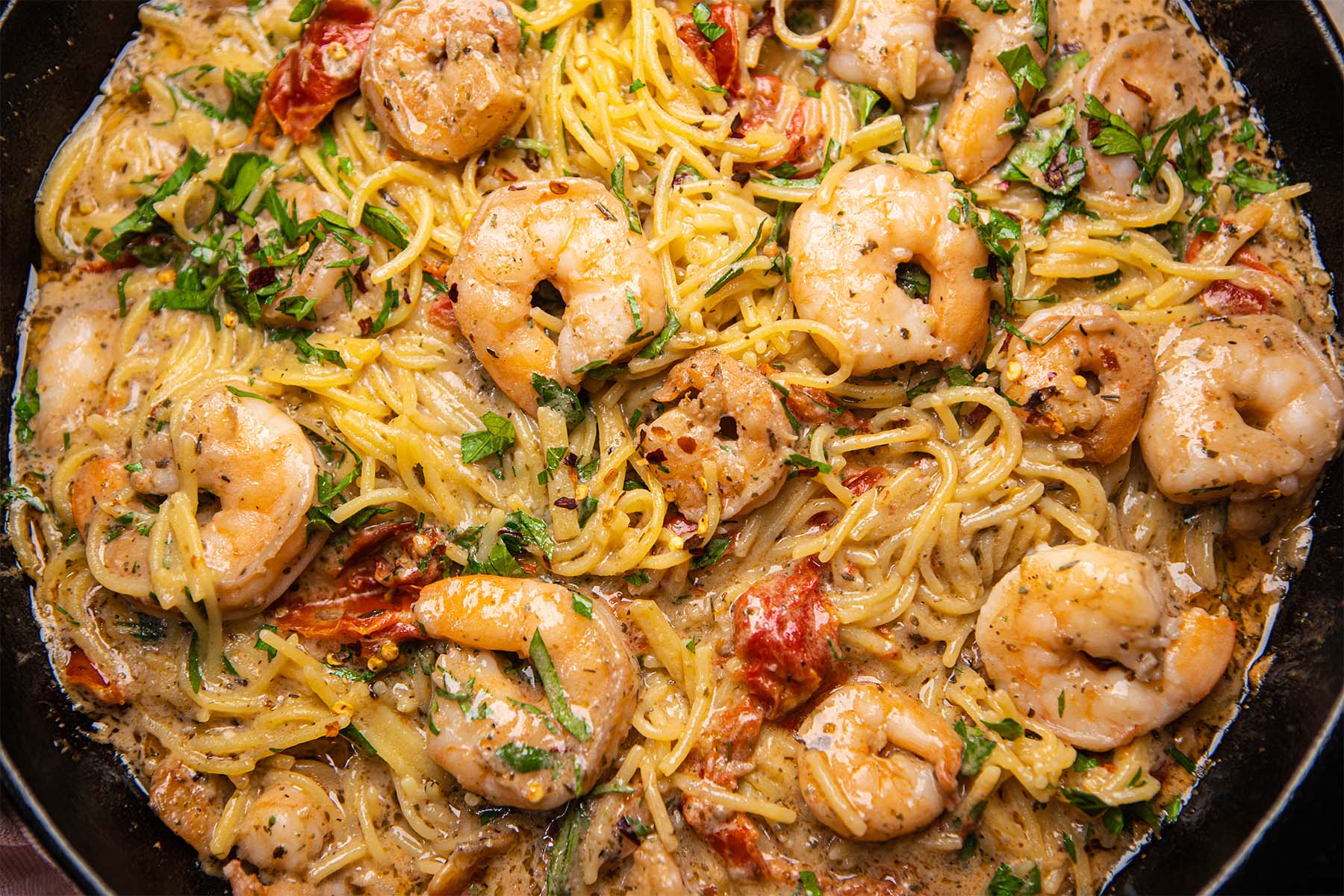 prawn pasta