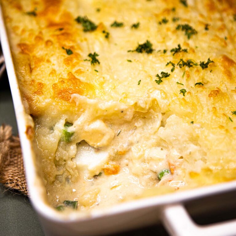 creamy fish pie
